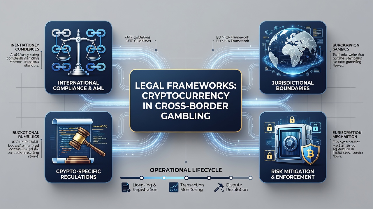 Übersicht über Compliance-Anforderungen bei internationalen Krypto-Wettaktivitäten