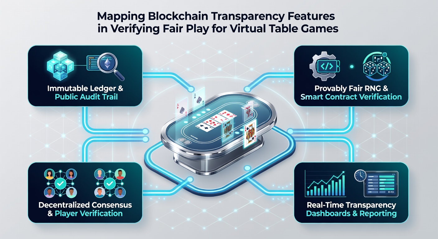 Analyse von Blockchain-Datenströmen zur Fair-Play-Kontrolle in Online-Casinos mit virtuellen Tischen